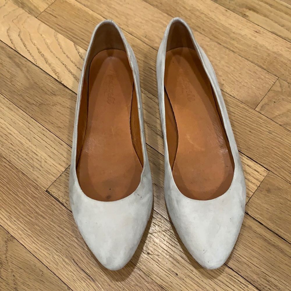 Madewell Suede Sidewalk Skimmer Size 9